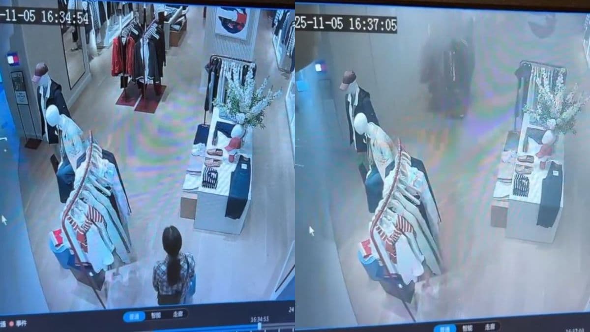 Woman sets fire to clothing store in Chongqing.jpg