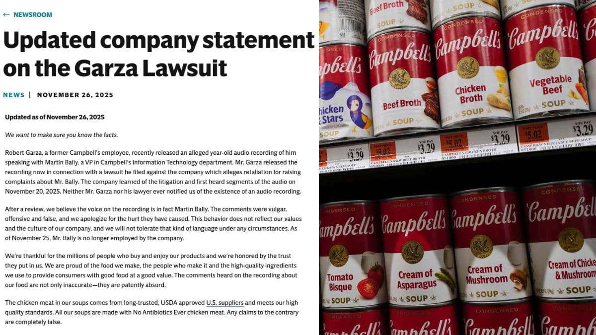 Campbell’s executive put on leave after recording allegedly insults products, staff.jpg