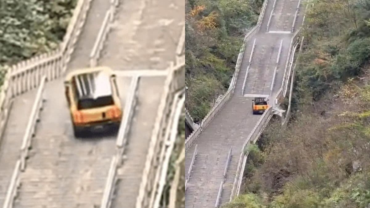 Car slides down Tianmen Mountain staircase.jpg