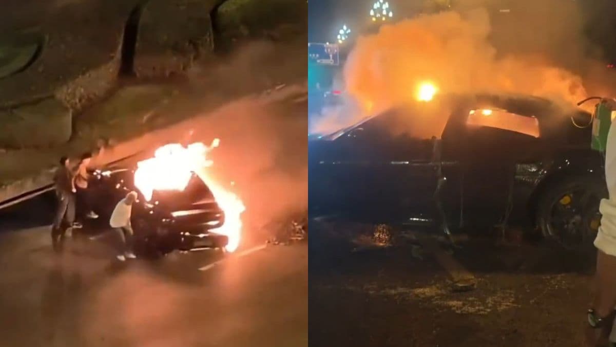 Driver in China dies in fiery Chengdu crash as electric car door fails to open.jpg