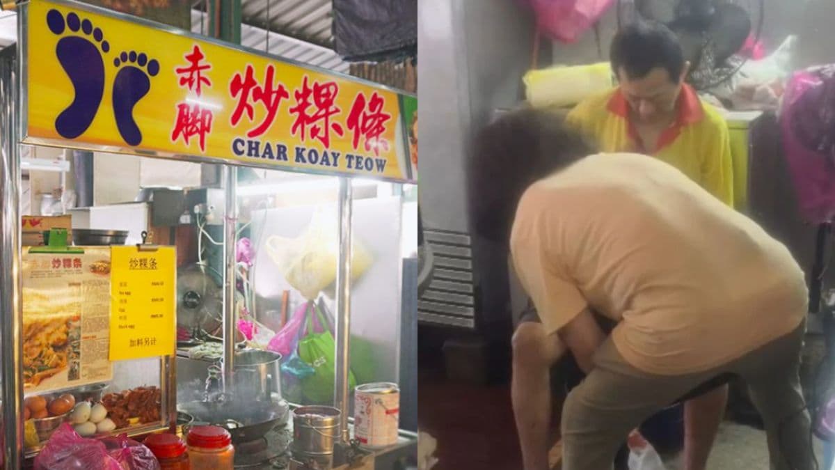 Penang’s famous “Barefoot Char Koay Teow” hawker vomits blood while cooking, rushed to hospital.jpg