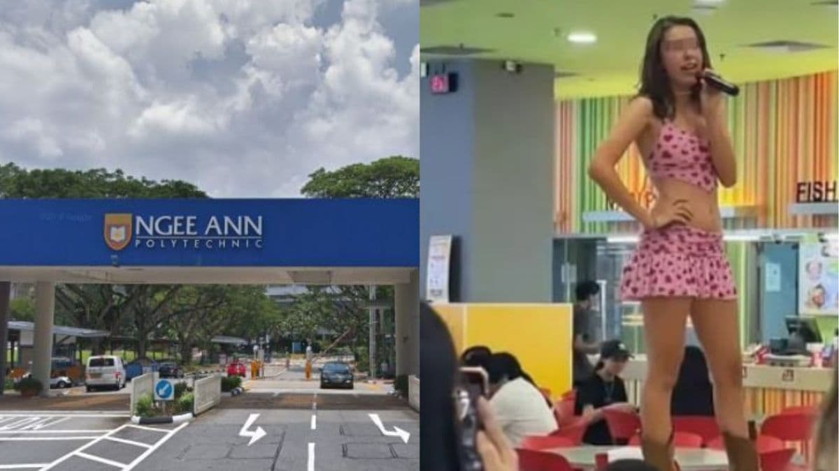 Unauthorised singing and dancing incident at Ngee Ann Polytechnic canteen.jpg