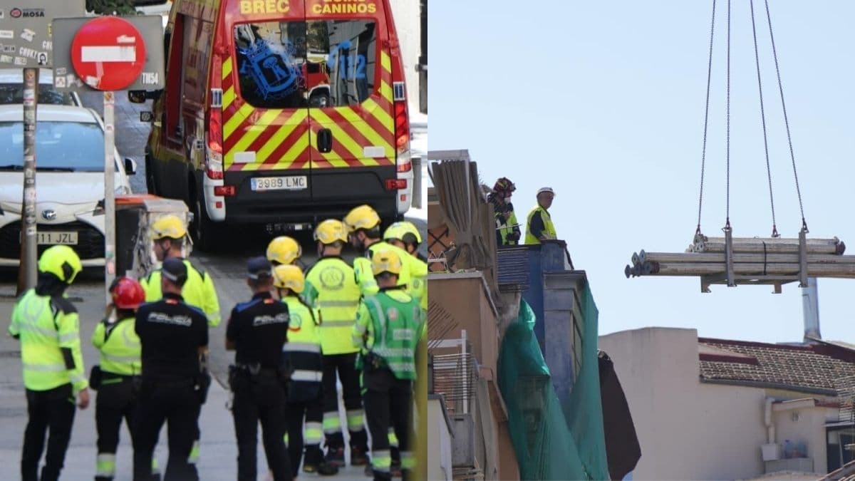building collapse in Madrid